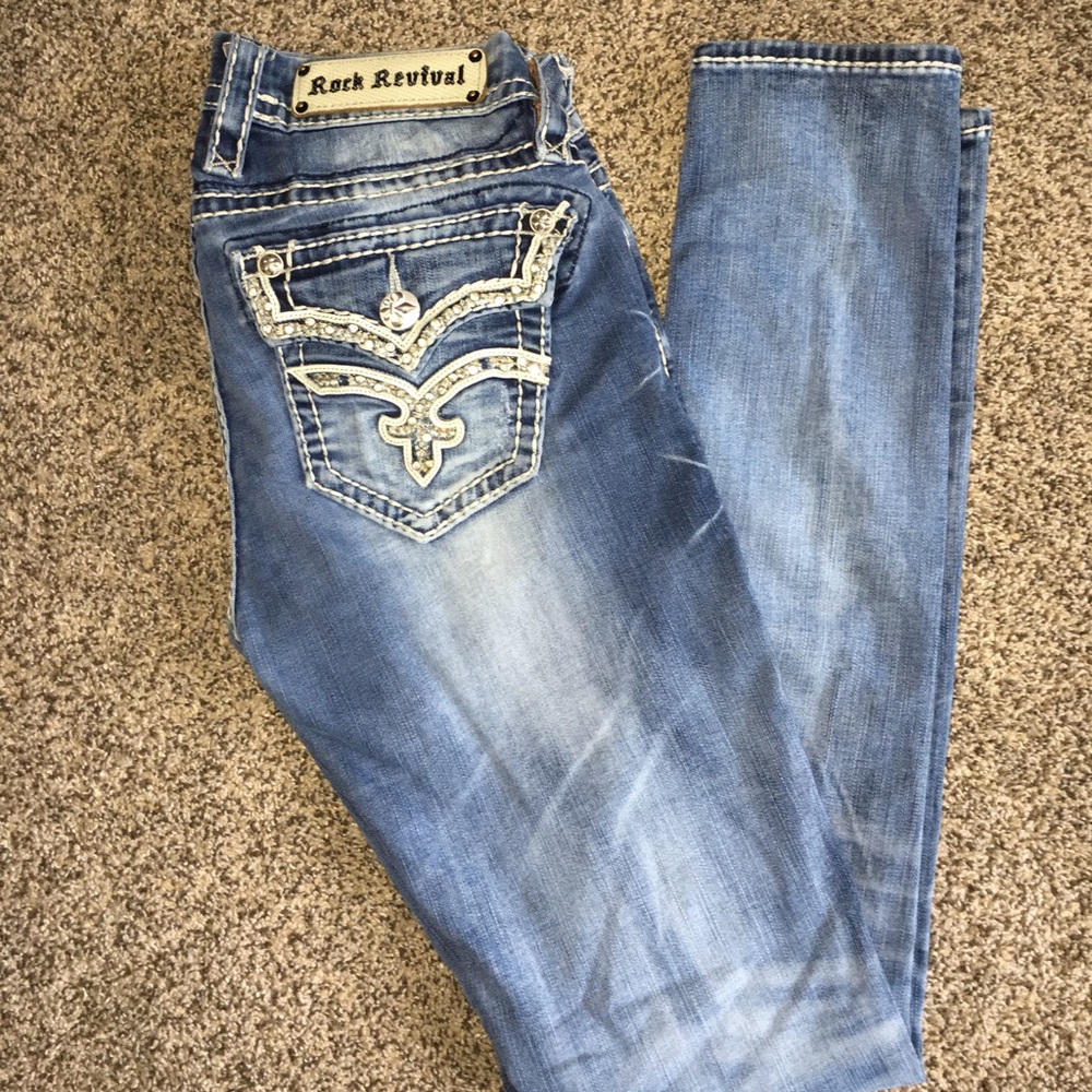 Rock Revival skinny jeans size 28
